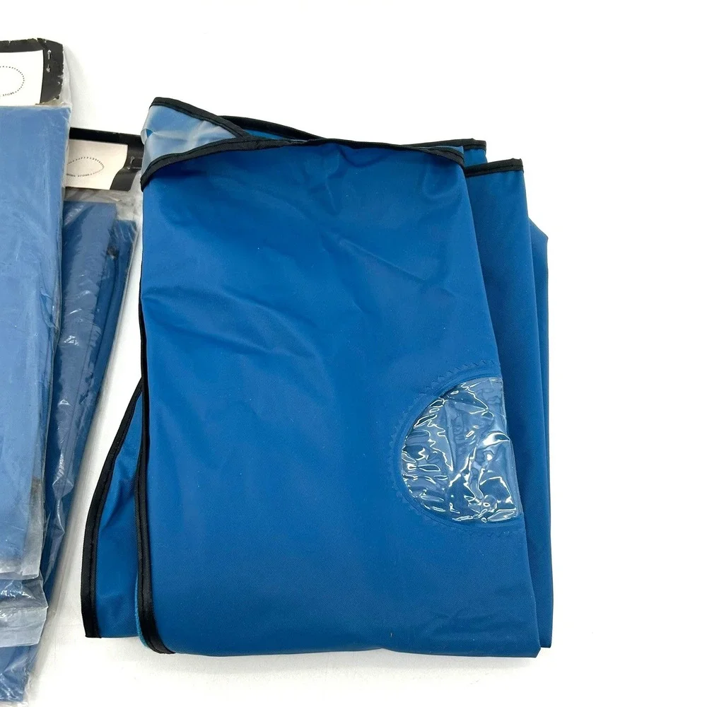 Vintage Guard-it Vinyl Travel Pak Garment Bags Lot of 4 Blue 301G 302G NIP